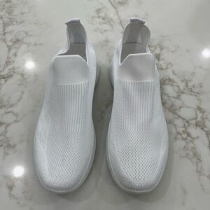 White Slip-On Women’s Sneakers